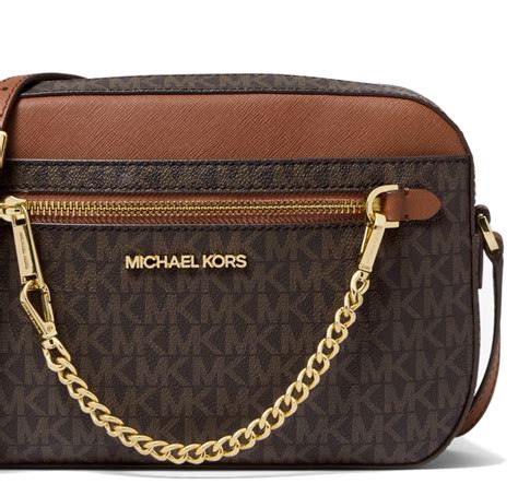 michael michael kors jet set large logo convertible crossbody bag|michael kors jet set collection.